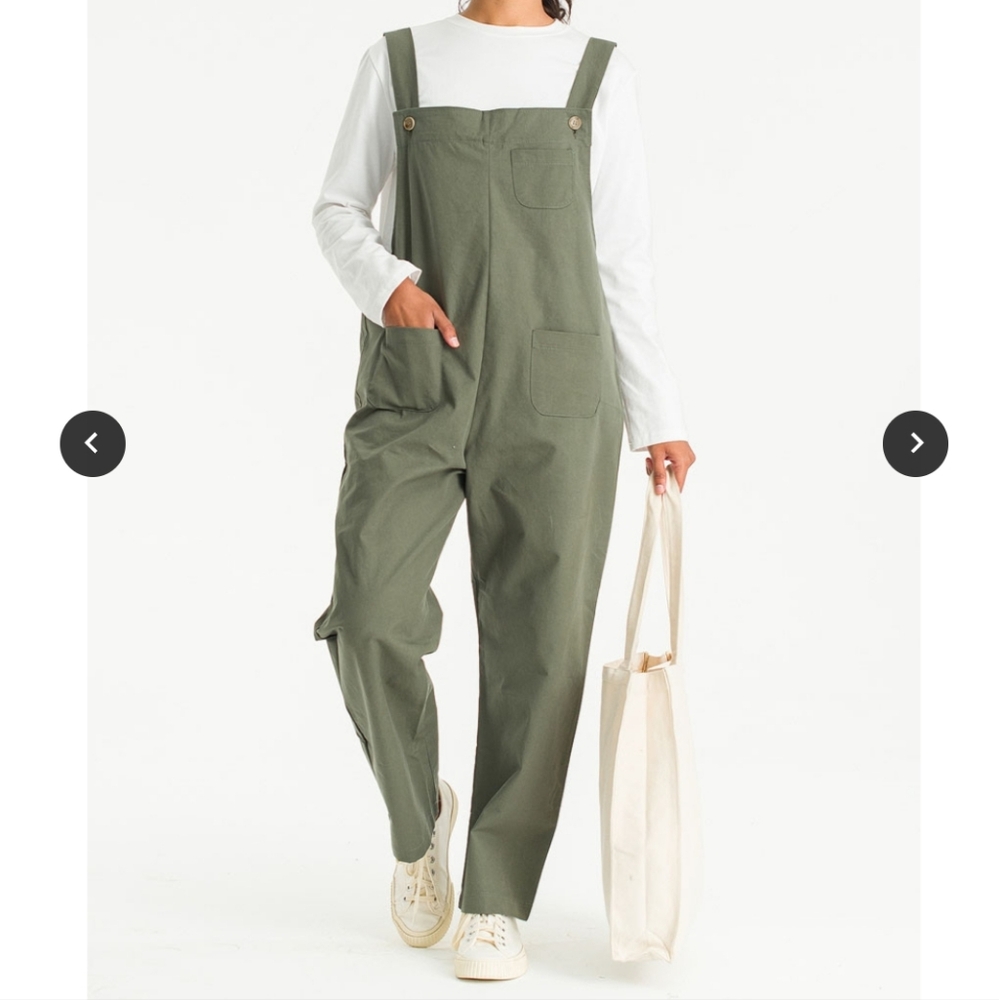 Olive Green Women's Jumpsuit